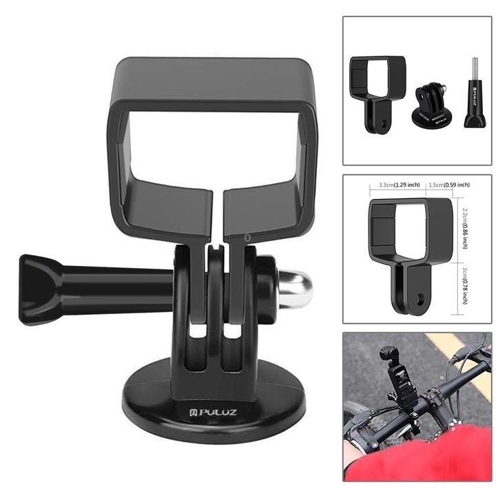 PULUZ 43 in 1 Accessories Total Ultimate Combo Kits for DJI Osmo Pocket with EVA Case (Chest Strap + Wrist Strap + Suction Cup M