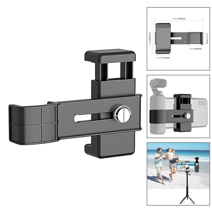 PULUZ 43 in 1 Accessories Total Ultimate Combo Kits for DJI Osmo Pocket with EVA Case (Chest Strap + Wrist Strap + Suction Cup M