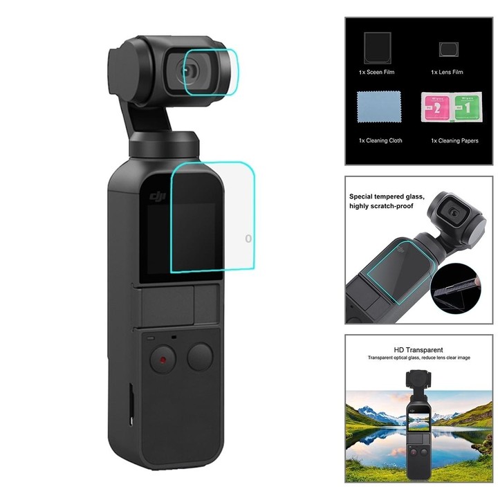 PULUZ 43 in 1 Accessories Total Ultimate Combo Kits for DJI Osmo Pocket with EVA Case (Chest Strap + Wrist Strap + Suction Cup M