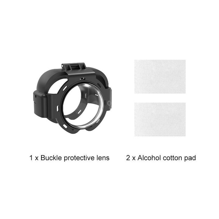 For Insta360 X4 Air PULUZ Snap-on Optical Tempered Glass Lens Guard Protective Cover (Transparent)