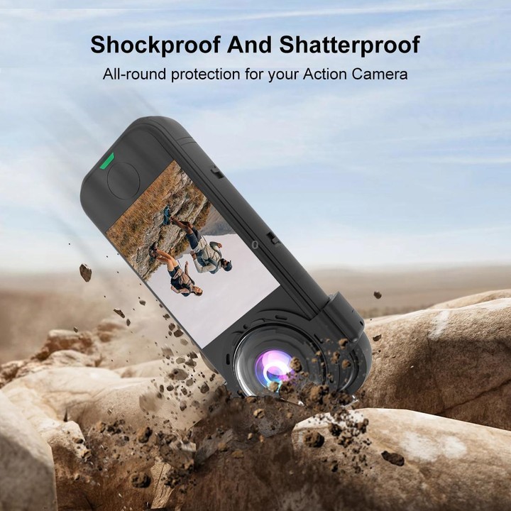 For Insta360 X4 Air PULUZ Snap-on Optical Tempered Glass Lens Guard Protective Cover (Transparent)