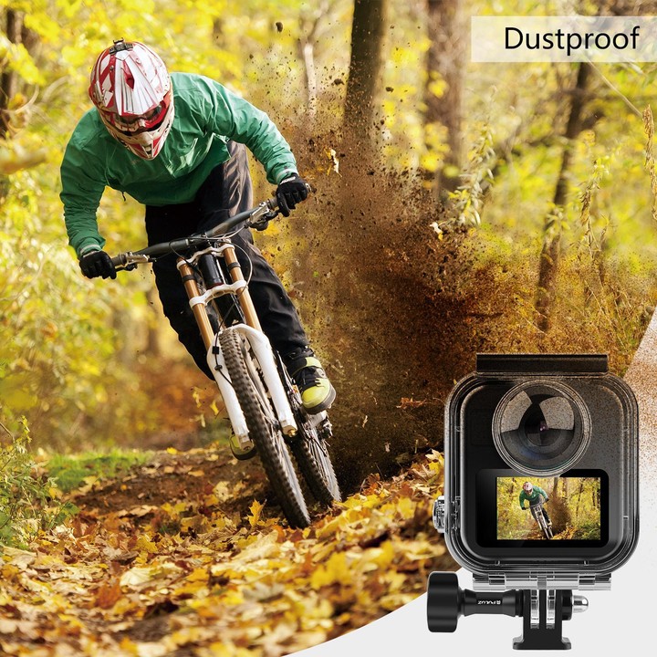 For GoPro MAX2 PULUZ 45m Underwater Waterproof Housing Diving Case (Transparent)