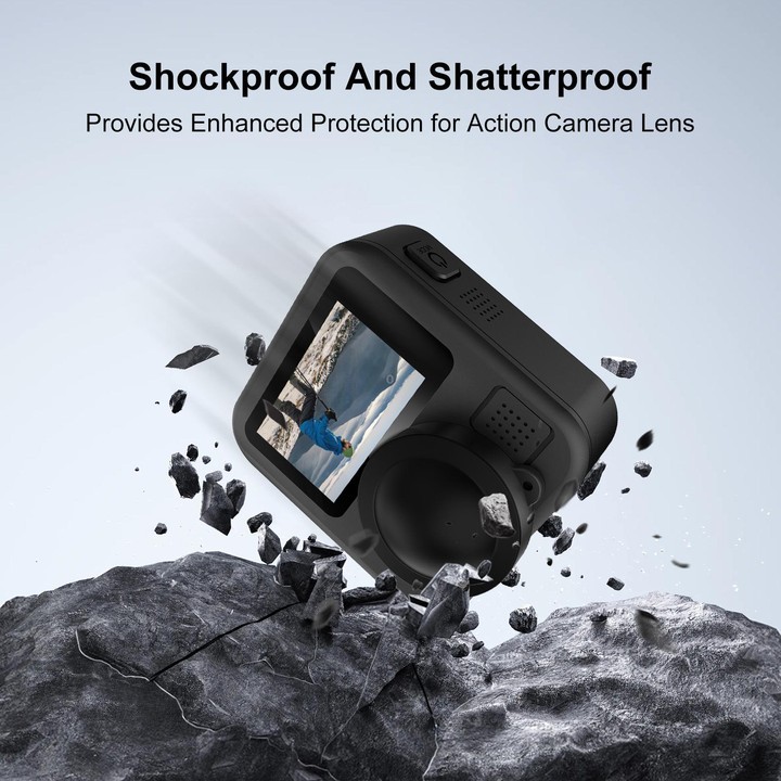 For GoPro MAX2 PULUZ Silicone Dual-Lens Cover (Black)