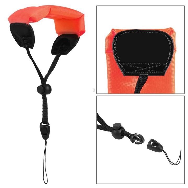 PULUZ Underwater Photography Floating Bobber Wrist Strap for GoPro, Insta360, DJI and Other Action Cameras, Length: 20cm