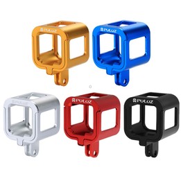 PULUZ Housing Shell CNC Aluminum Alloy Protective Cage with Insurance Frame for GoPro HERO5 Session /HERO4 Session /HERO Session