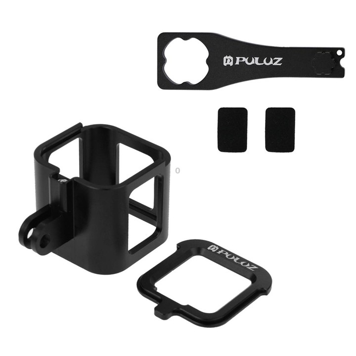 PULUZ Housing Shell CNC Aluminum Alloy Protective Cage with Insurance Frame for GoPro HERO5 Session /HERO4 Session /HERO Session