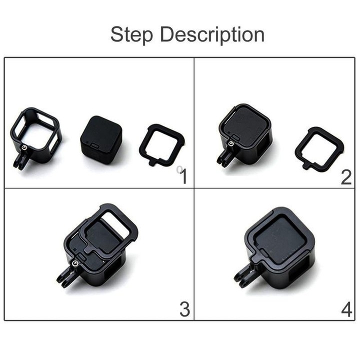 PULUZ Housing Shell CNC Aluminum Alloy Protective Cage with Insurance Frame for GoPro HERO5 Session /HERO4 Session /HERO Session