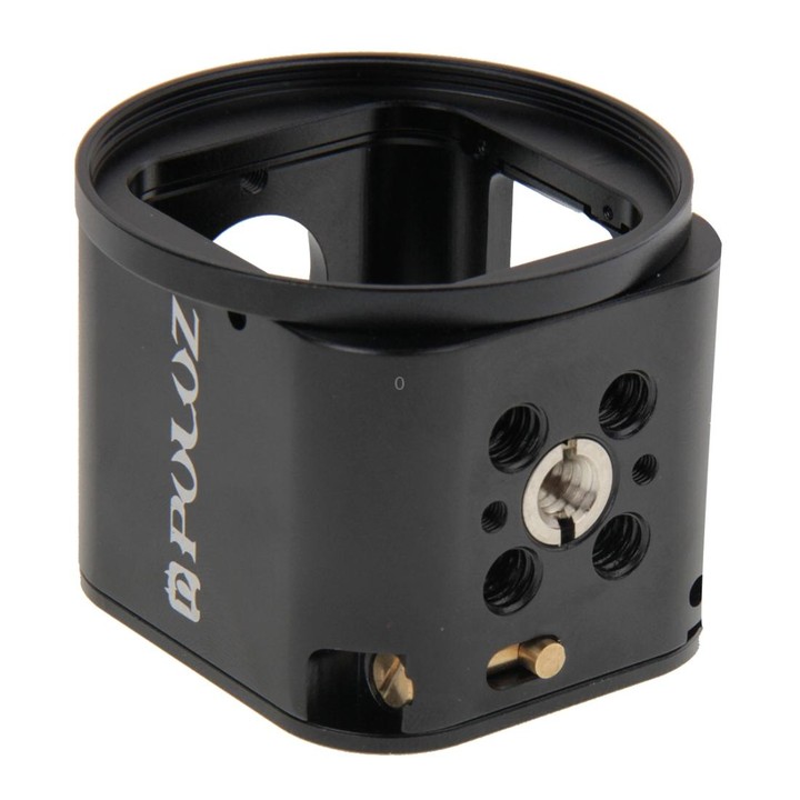 PULUZ Housing Shell CNC Aluminum Alloy Protective Cage Kit with Metal Wrench & Lens Cap & Screw & Tripod Adapter for GoPro HERO5