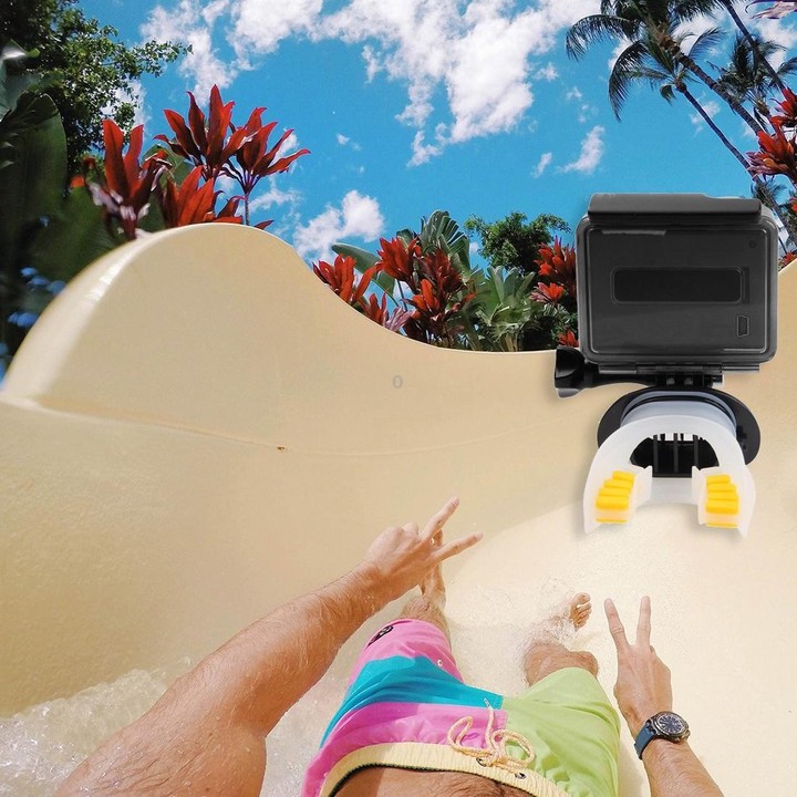 6 in 1 PULUZ Surfing Fixed Braces Connecting Mount Set for GoPro, Insta360, DJI and Other Action Cameras(Black)