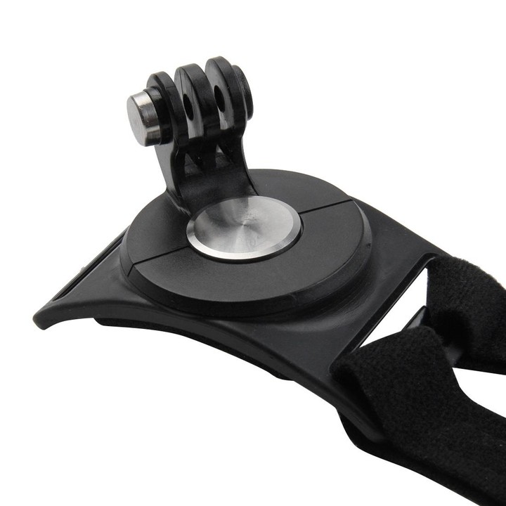 PULUZ 3 in 1 Hand Wrist Arm Leg Straps 360-degree Rotation Mount for GoPro, Insta360, DJI and Other Action Cameras(Black)