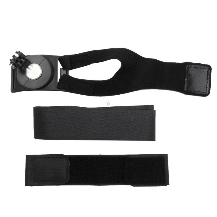PULUZ 3 in 1 Hand Wrist Arm Leg Straps 360-degree Rotation Mount for GoPro, Insta360, DJI and Other Action Cameras(Black)