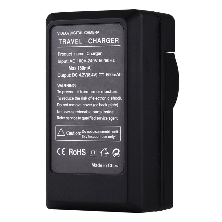 PULUZ EU Plug Battery Charger with Cable for Nikon EN-EL12 Battery