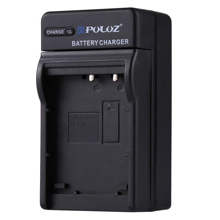 PULUZ EU Plug Battery Charger with Cable for Casio CNP130 Battery