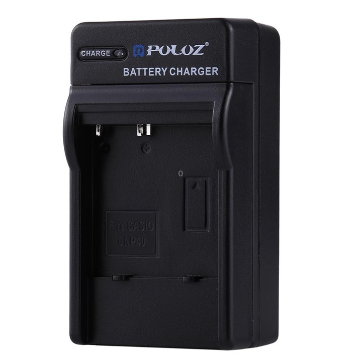 PULUZ Digital Camera Battery Car Charger for CASIO CNP40 Battery