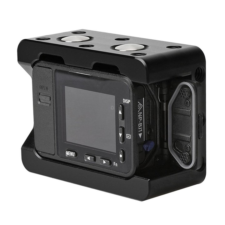 PULUZ Housing Shell CNC Aluminum Alloy Protective Cage with 37mm UV Lens & Base Mount & Screw for Sony RX0(Black)