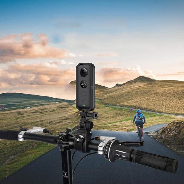 PULUZ ABS Protective Frame for Insta360 ONE X, with Adapter Mount & Screw(Black)