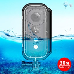 PULUZ 30m Underwater Waterproof Housing Protective Case for Insta360 ONE X, with Buckle Basic Mount & Screw