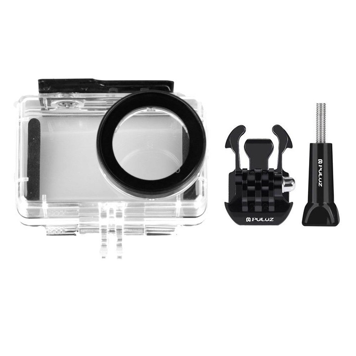 PULUZ 45m Underwater Acrylic Plexiglass Waterproof Housing Diving Case for Xiaomi Mijia Small Camera, with Buckle Basic Mount &