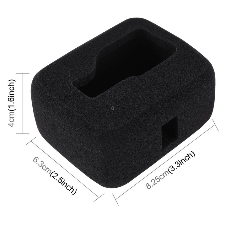 PULUZ for GoPro HERO8 Black Foam Windshield Housing Case(Black)