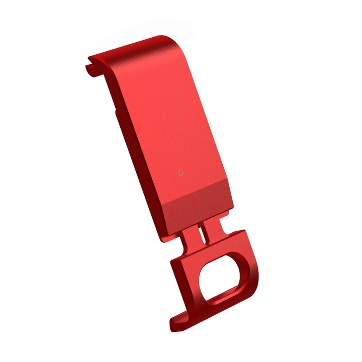 PULUZ Metal Battery Side Interface Cover for GoPro MISSION 1 / 1 PRO / HERO13 Black /12 Black /11 Black /10 Black /9 Black(Red)