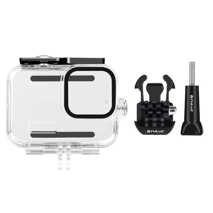 For GoPro HERO13 Black /12 Black /11 Black /10 Black /9 Black PULUZ 60m Waterproof Housing Protective Case with Buckle Basic Mou