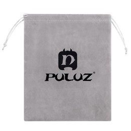 PULUZ Storage Bag with Stay Cord for GoPro, Insta360, DJI and Other Action Cameras Accessories(Grey)