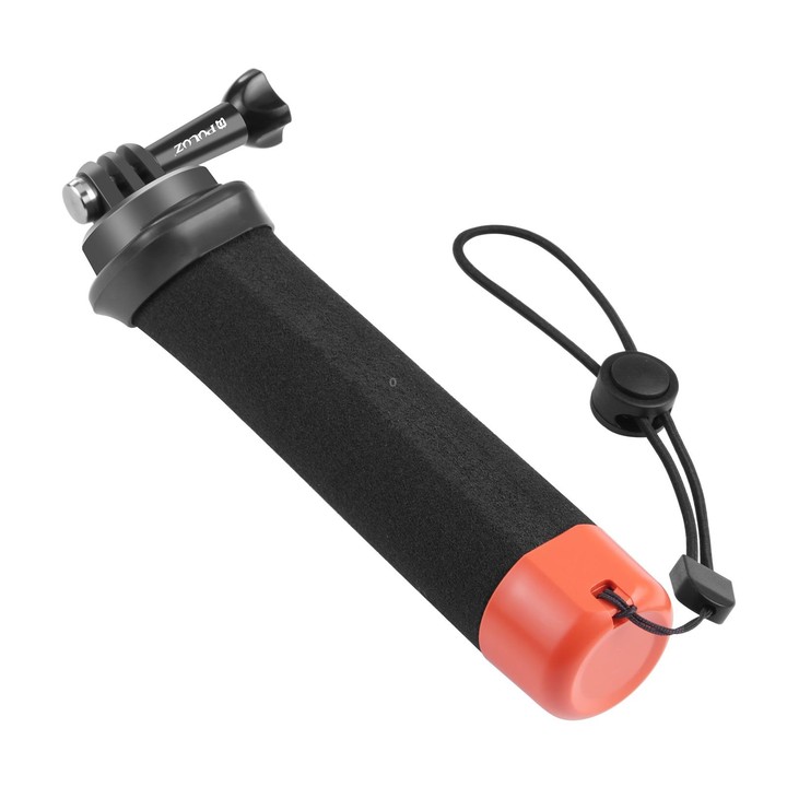 PULUZ Floating Foam Hand Grip Buoyancy Rods with Strap & Quick-release Base for GoPro, Insta360, DJI and Other Action Cameras(Or