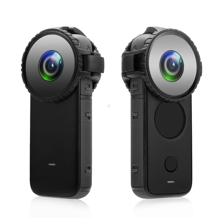 PULUZ Upgrade Lens Guard Protective Glass Cover for Insta360 One X2(Black)