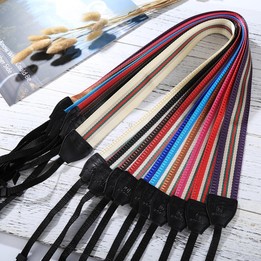 PULUZ Stripe Style Series Shoulder Neck Strap Camera Strap for SLR / DSLR Cameras(Dark Red)