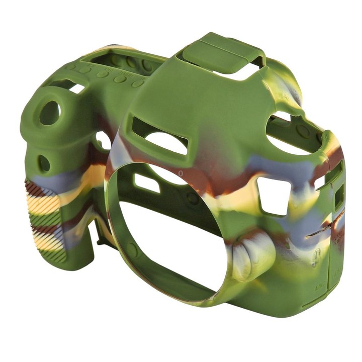 PULUZ Soft Silicone Protective Case for Canon EOS 6D(Camouflage)