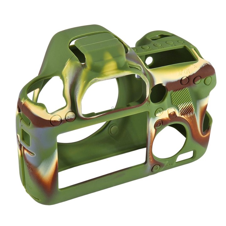 PULUZ Soft Silicone Protective Case for Canon EOS 6D(Camouflage)