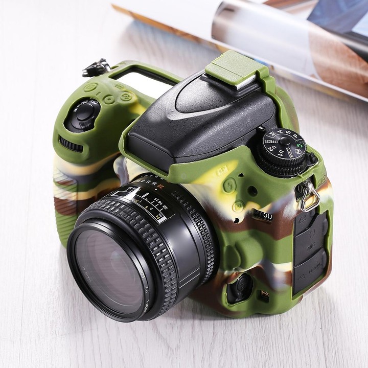 PULUZ Soft Silicone Protective Case for Nikon D750(Camouflage)