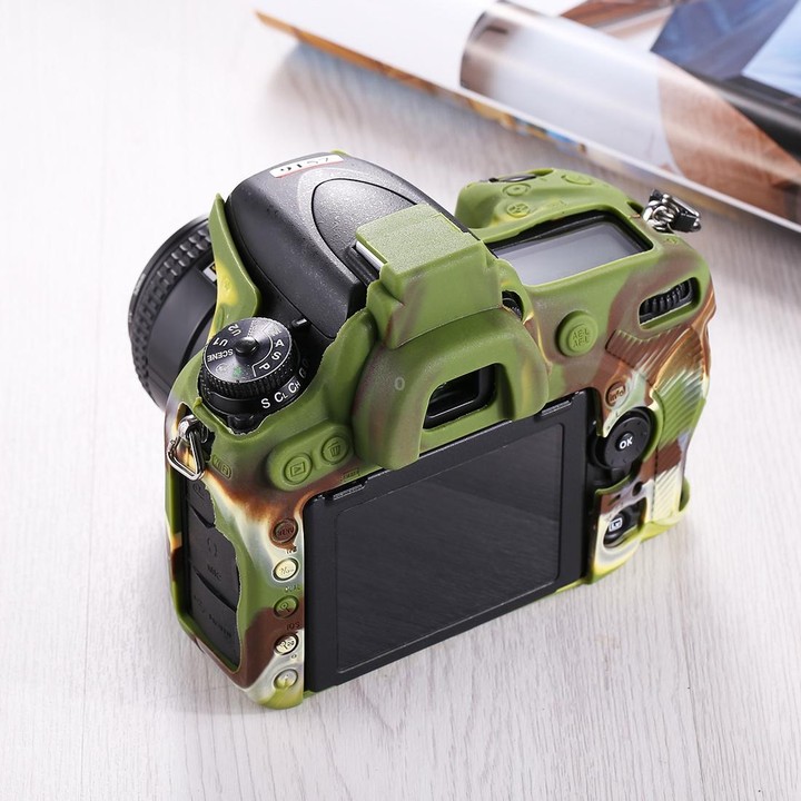 PULUZ Soft Silicone Protective Case for Nikon D750(Camouflage)