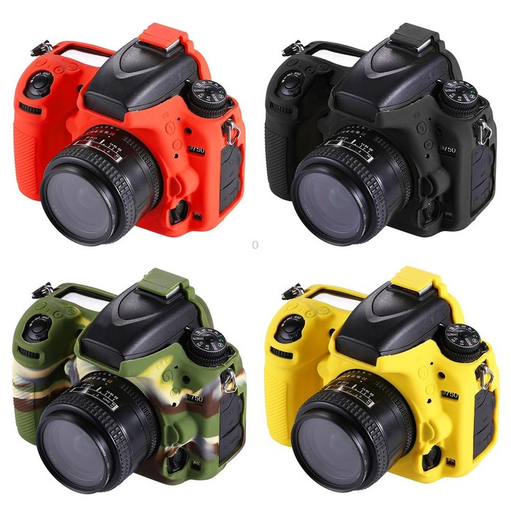 PULUZ Soft Silicone Protective Case for Nikon D750(Yellow)