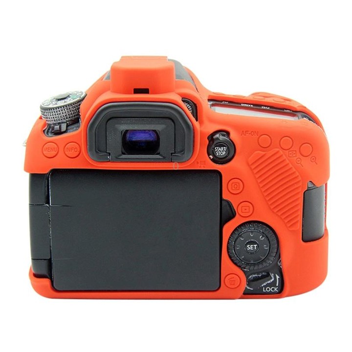 PULUZ Soft Silicone Protective Case for Canon EOS 80D(Red)