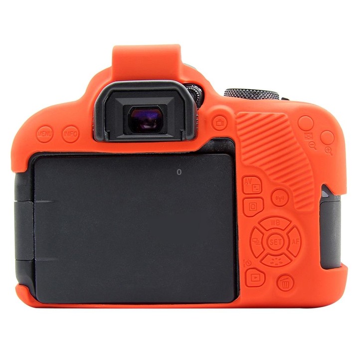 PULUZ Soft Silicone Protective Case for Canon EOS 800D(Red)
