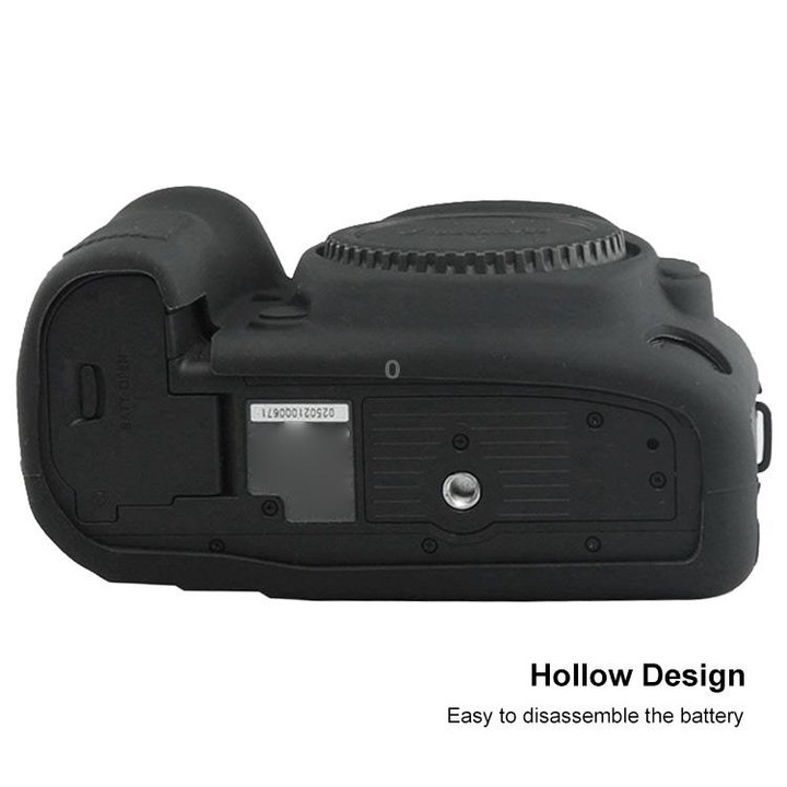 PULUZ Soft Silicone Protective Case for Canon EOS 5D Mark IV(Black)