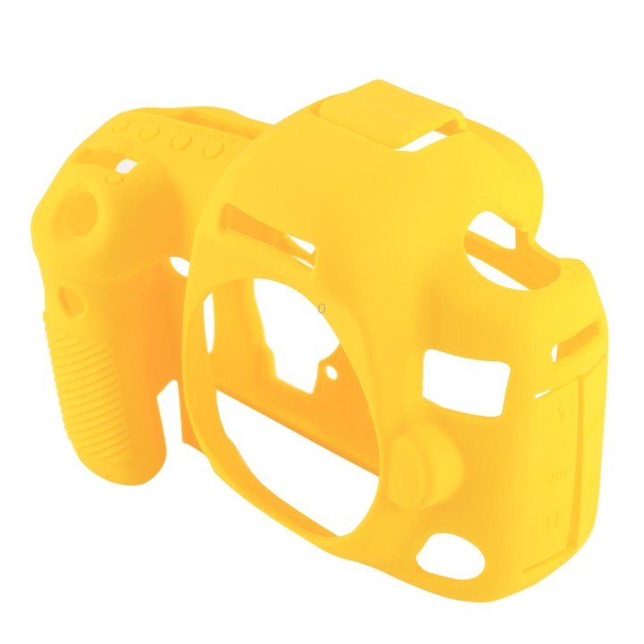 PULUZ Soft Silicone Protective Case for Canon EOS 5D Mark IV(Yellow)