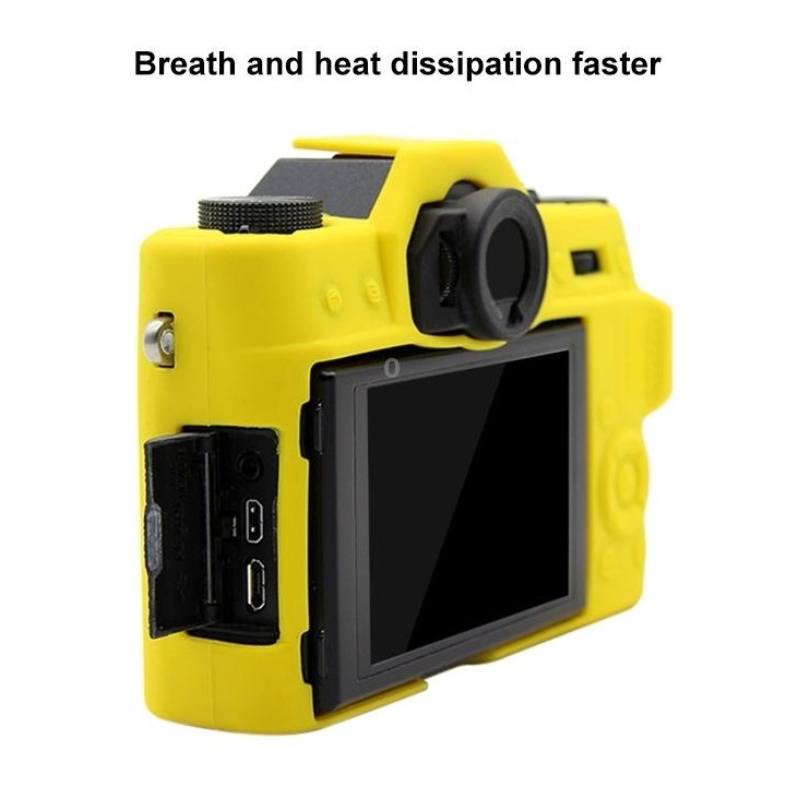 PULUZ Soft Silicone Protective Case for FUJIFILM X-T20(Yellow)