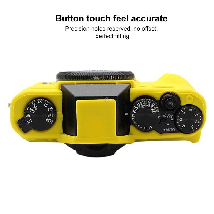 PULUZ Soft Silicone Protective Case for FUJIFILM X-T20(Yellow)