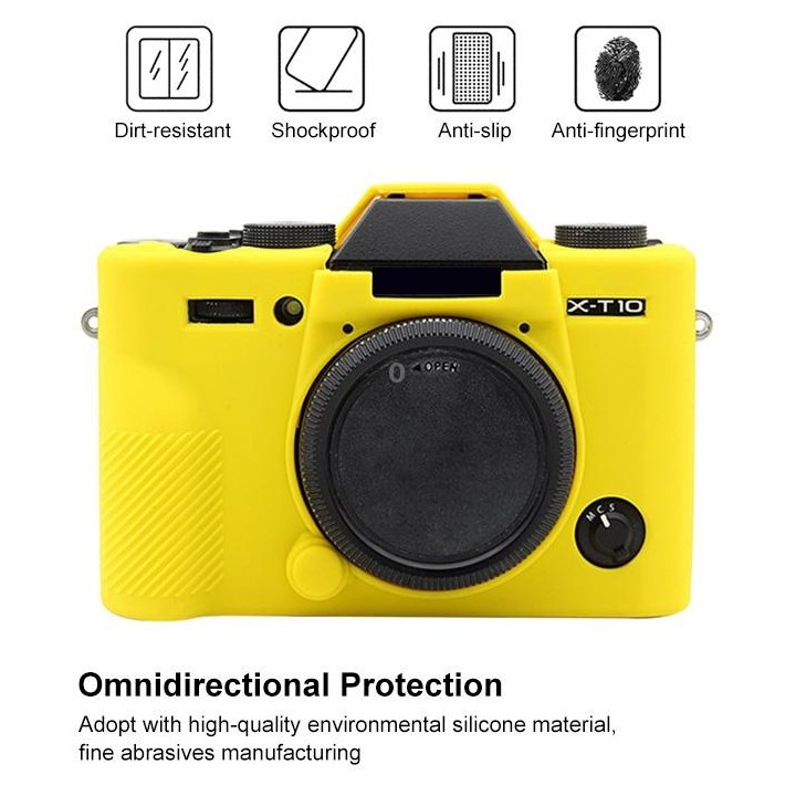 PULUZ Soft Silicone Protective Case for FUJIFILM X-T20(Yellow)