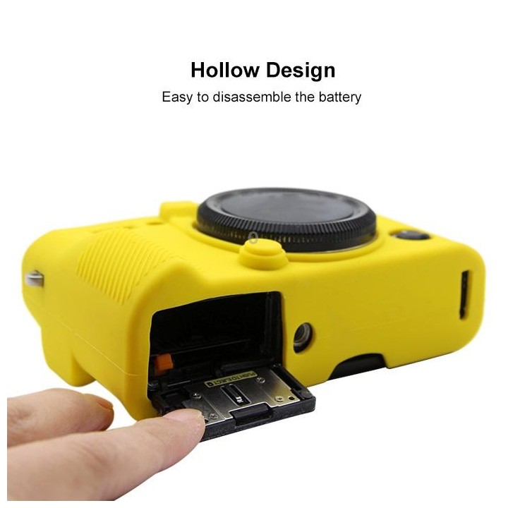 PULUZ Soft Silicone Protective Case for FUJIFILM X-T20(Yellow)