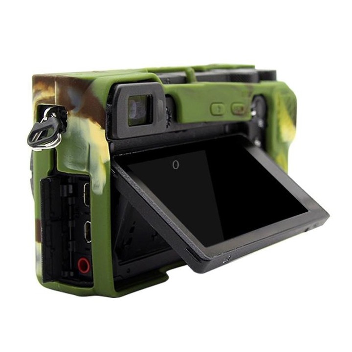 PULUZ Soft Silicone Protective Case for Sony ILCE-6500(Camouflage)
