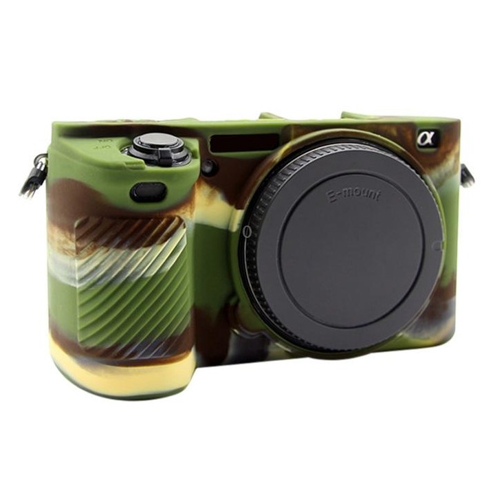 PULUZ Soft Silicone Protective Case for Sony ILCE-6500(Camouflage)