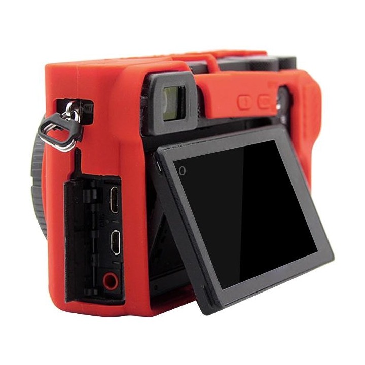 PULUZ Soft Silicone Protective Case for Sony ILCE-6500(Red)