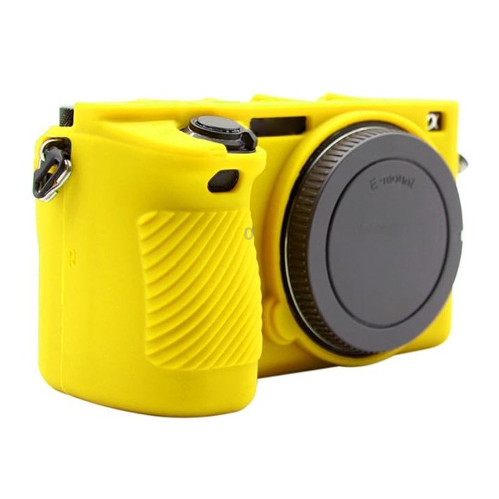 PULUZ Soft Silicone Protective Case for Sony ILCE-6500(Yellow)