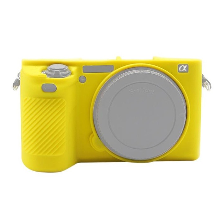PULUZ Soft Silicone Protective Case for Sony ILCE-6500(Yellow)