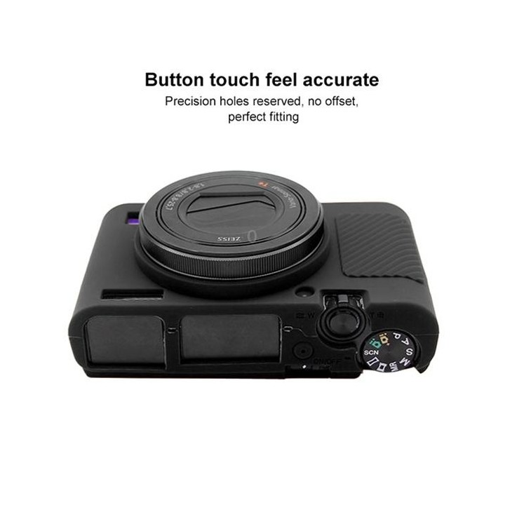 PULUZ Soft Silicone Protective Case for Sony RX100 III / IV / V(Black)