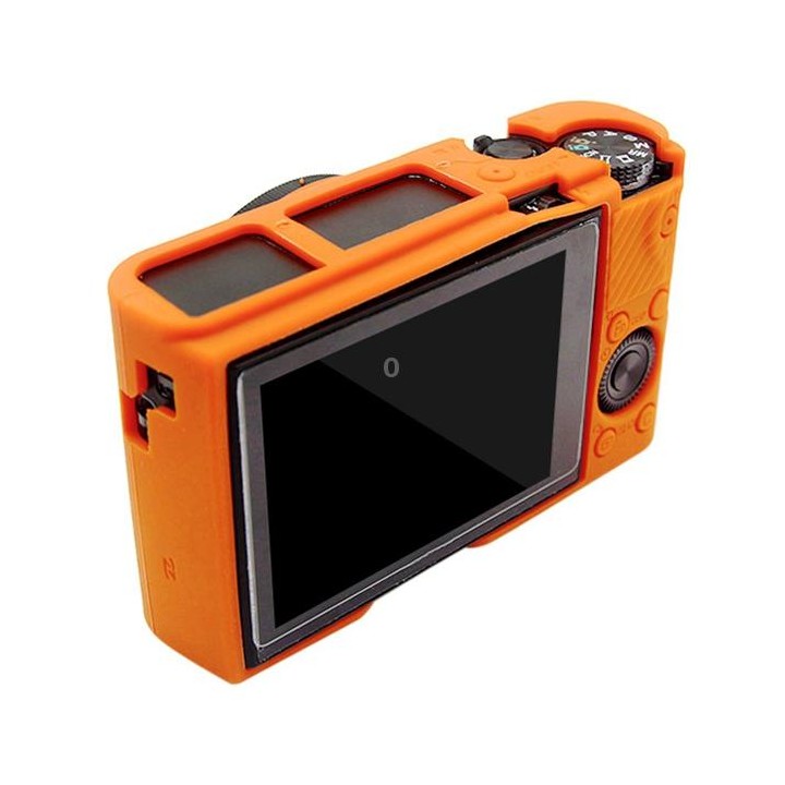 PULUZ Soft Silicone Protective Case for Sony RX100 III / IV / V(Orange)