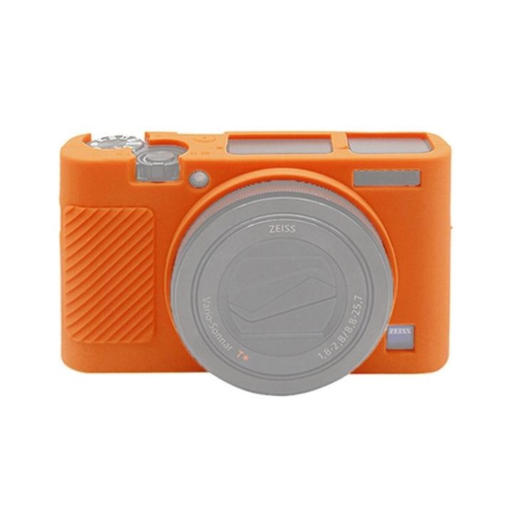 PULUZ Soft Silicone Protective Case for Sony RX100 III / IV / V(Orange)